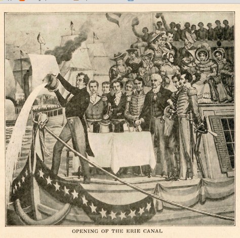 opening the Erie Canal crop