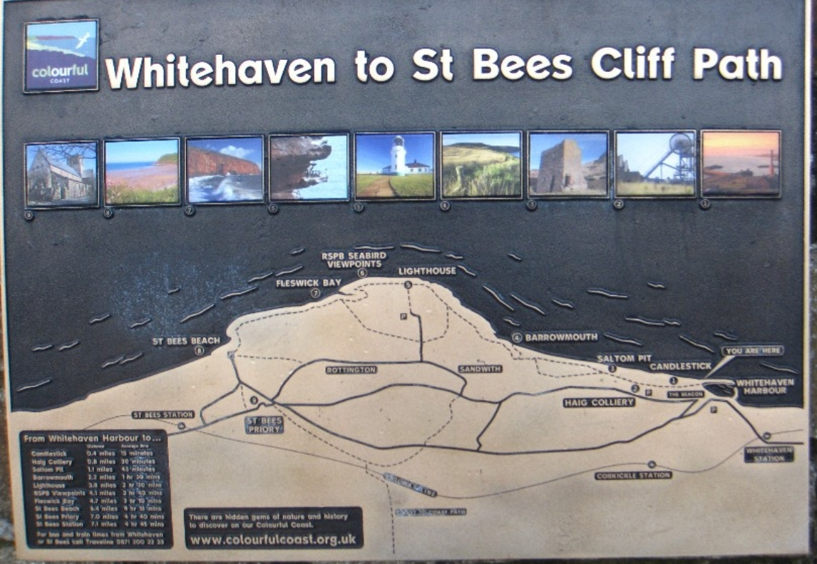 whitehaven to st bees cliff walk