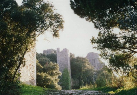 Hyeres castle ruins