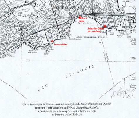 map of Cholet cove copy